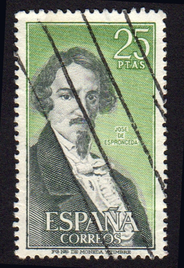 1972 Personajes Españoles. José de Espronceda - Edifi:2072