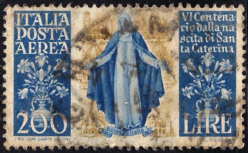 600 aniversario del nacimiento de Santa Catalina de Siena, patrona de Italia