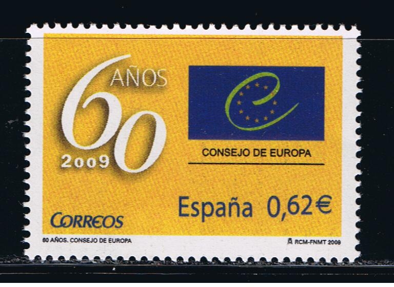 Edifil  4482  60 aniv. Consejo de Europa.  