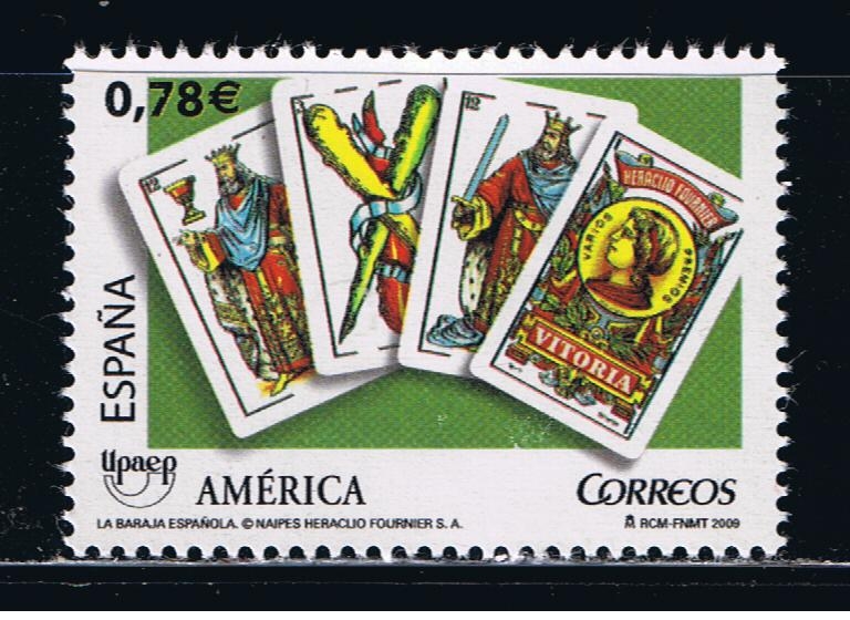 Edifil  4513  América-UPAEP. La Baraja Española.  