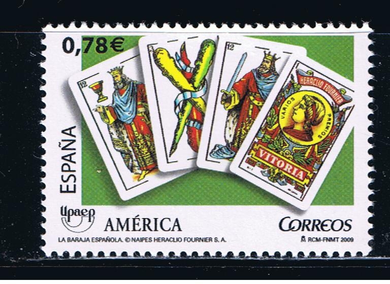 Edifil  4513  América-UPAEP. La Baraja Española.  