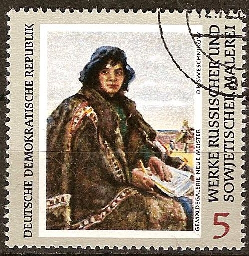 Dresde Galería de Pinturas nuevos maestros,obras del pintor ruso y soviético Svechnikov(DDR).