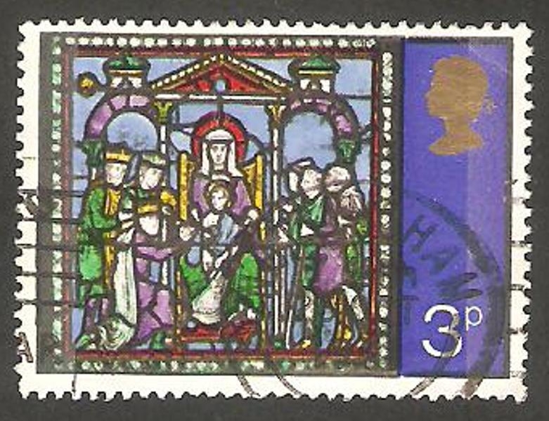 651 - Vidriera de la Catedral de Canterbury