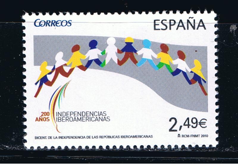 Edifil  4555  Bicentenario de la Independencia de las Repúblicas Iberoamericanas.  
