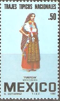 TRAJE  TÌPICO.  PUREPECHA.  MICHOACÀN.