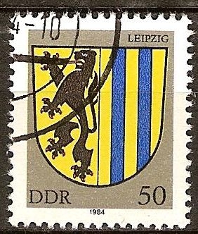 Escudo de armas de Leipzig -DDR.