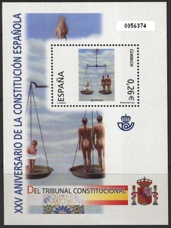 xxv aniversario de la constitucion española DEL TRIBUNAL CONSTITUCIONAL 2003 J. CARRERO