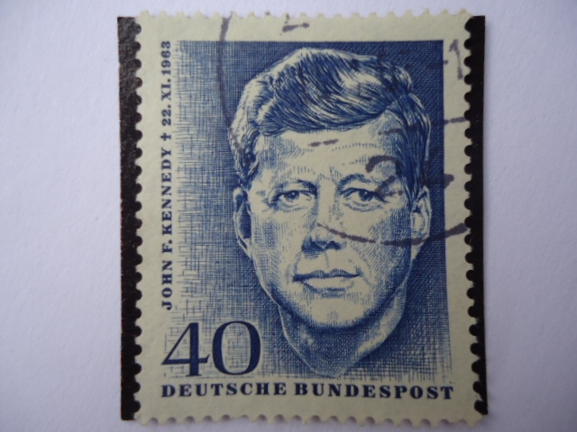 Aniv. de la muerte de:John F. Kennedy - Deutsche Bundespost.