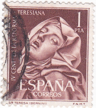 Santa Teresa- escultura de Bernini (W)