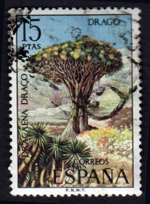 1973 Flora. Dragó - Edifil:2124