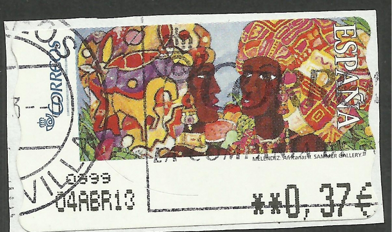 Pintura de Melendez: Africanas