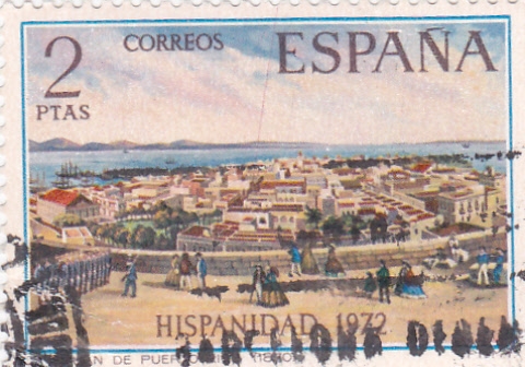 Vista de San Juan de Puerto Rico-HISPANIDAD -1972  (W)