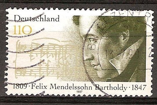 1785 - 150 Anivº del fallecimiento del compositor Félix Mendelssohn-Barthody