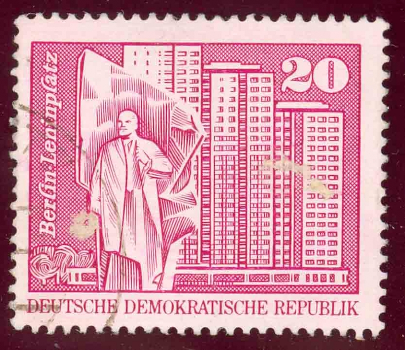 1973-74 Contruciones socialistas de la R.D.A. Plaza de Lenin. Berlin - Ybert:1503