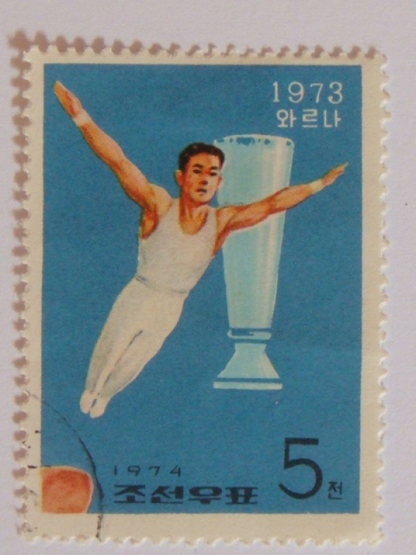 1973, Corea del Norte, gimnasta