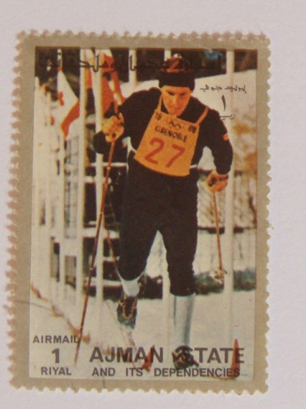 Olimpiadas 1972, Ajman state and its dependencies. Esquí