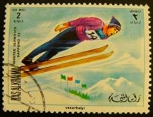 Ras al Khaima. Olimpiadas Sapporo 1972. Salto esquí