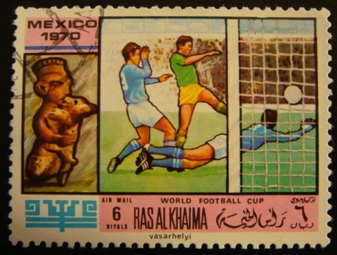 Ras al Khaima. Copa mundial de fútbol Mexico 1970