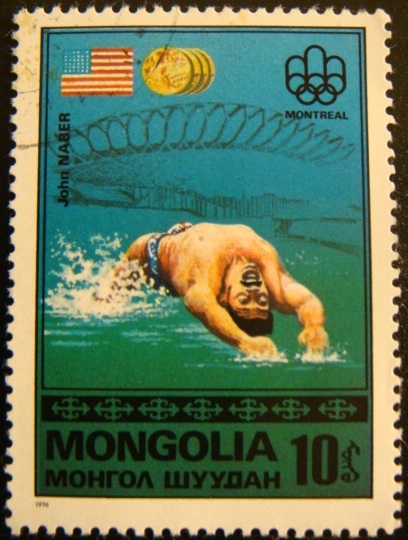 Mongolia. Olimpiadas Montreal. John Naber