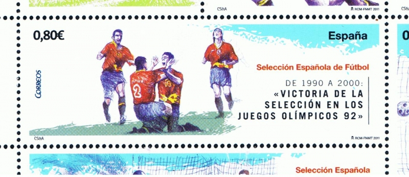 Edifil 4666 C   Deportes. Selección Española de Fútbol 1970-2010. 