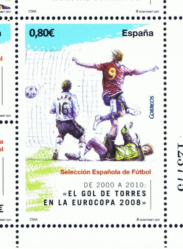 Edifil 4666 D   Deportes. Selección Española de Fútbol 1970-2010. 