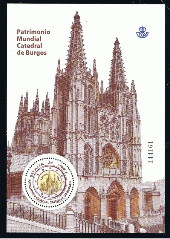 Edifil  4709 SH  Patrimonio Mundial. Catedral de Burgos.  