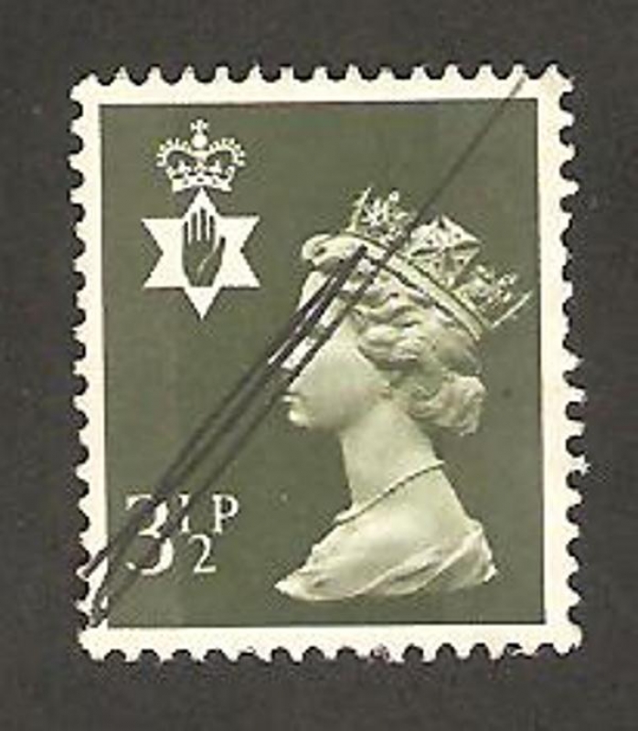 712 - Elizabeth II, emision regional de Irlanda del Norte