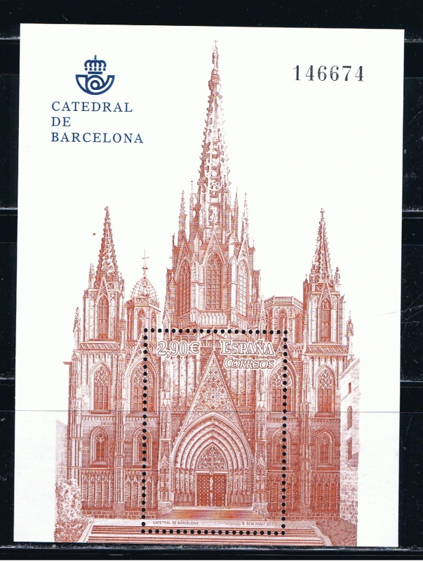 Edifil  4747 SH  Catedrales.  Catedral de Barcelona.  