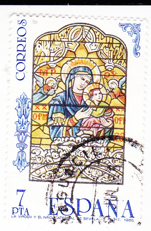 La Virgen y el Niño- Catedral de  Sevilla     (X)