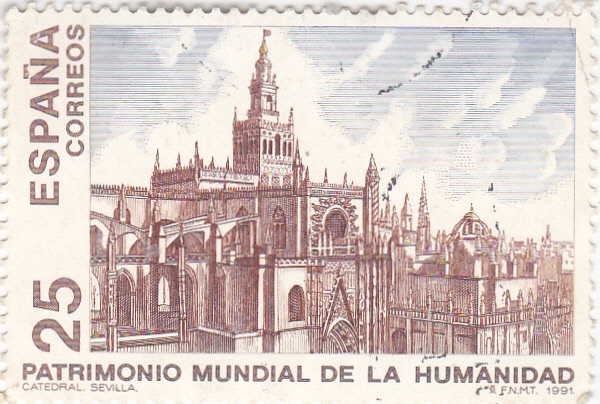 Patrimonio Mundial de la Humanidad- Catedral de Sevilla   (X)