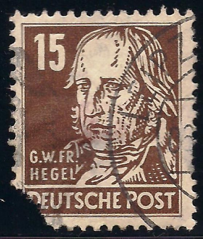G. W. F. Hegel.