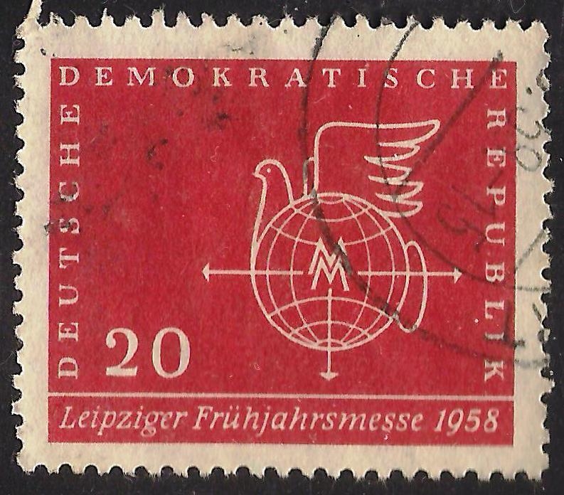 Publicado para dar a conocer la Feria de Leipzig 1958