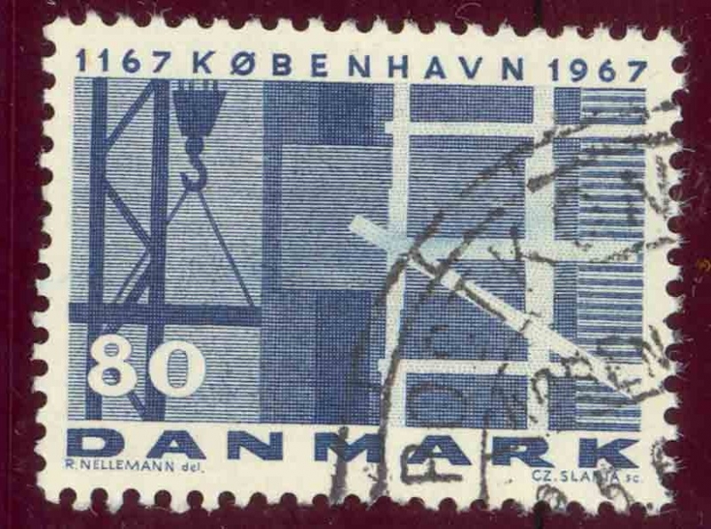1967 8º Centenario de Copenhague. Construcción - Ybert:461