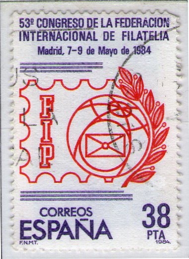 2756-53 Congreso Federación de Filatelia