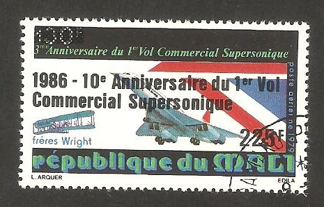 521 - 10 anivº del primer vuelo comercial supersónico