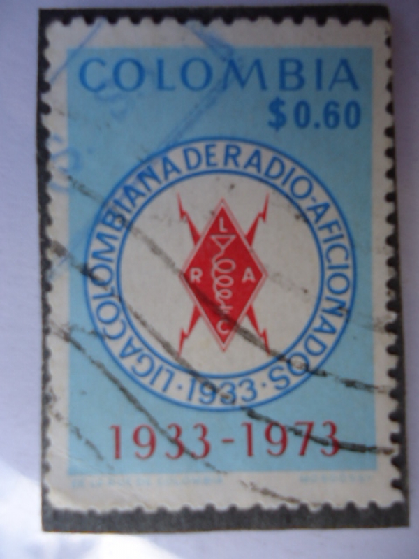 Liga Colombiana de Radio Aficionados - 40° aniversarios (1933-1973)