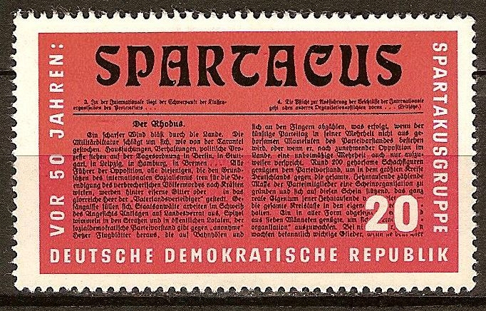 Conferencia Nacional de Spartakusgruppe-DDR.