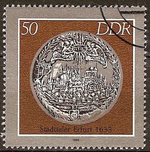 Monedas históricos,moneda Ciudad Thaler Erfurt, 1633-DDR. 