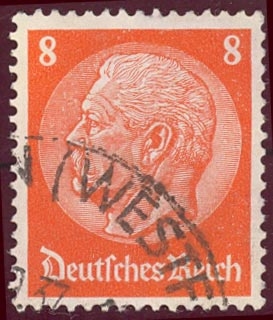 1933-36 85º Aniversario de Maréchal Hindenburg - Ybert:488