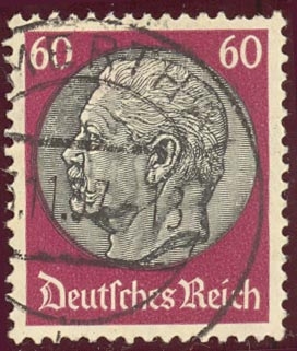 1933-36 85º Aniversario de Maréchal Hindenburg - Ybert:497