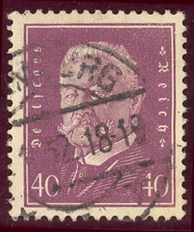 1928-32 Presidente Paul Von Hindenburg - Ybert:409