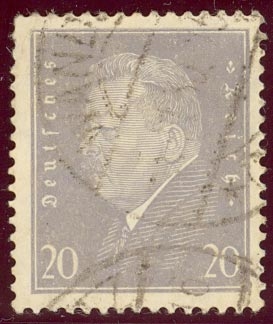 1928-32 Presidente Paul Von Hindenburg - Ybert:406A