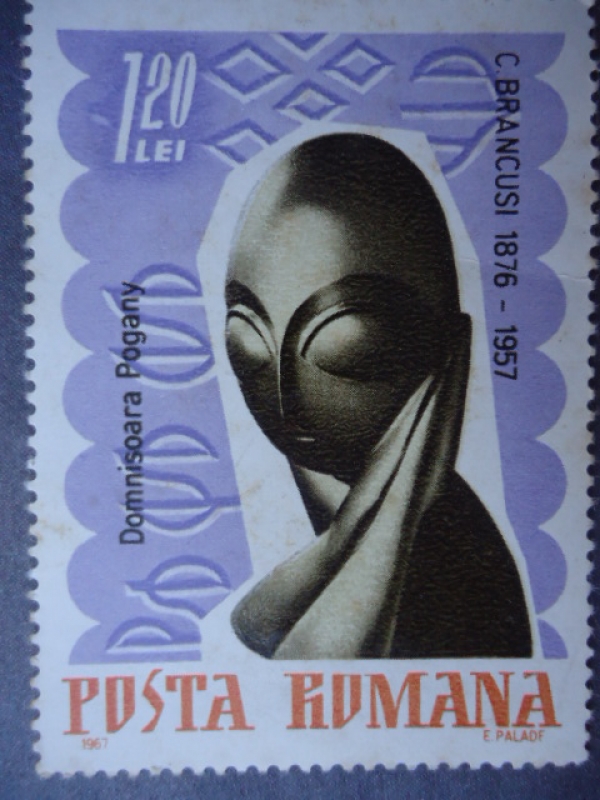 Escultor:Constantin Brancusi 1876-1957-Madame:Domnisoara Pogany.
