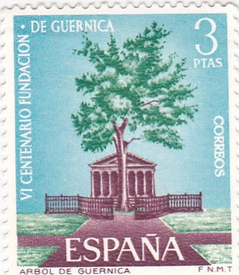 VI Centenario de la Fundación de Guernica-Arbol de Guernica   (Y)