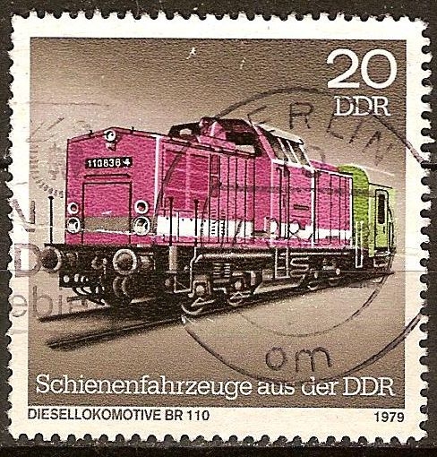 Vehículos ferroviarios de la DDR.