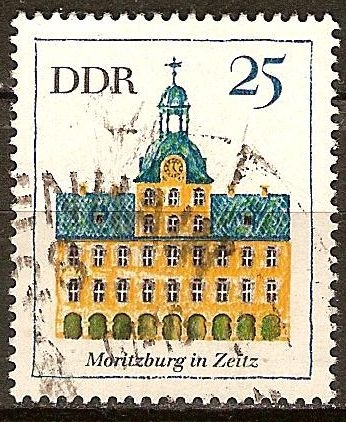 Edificios importantes-Moritzburg en Zeitz (DDR).