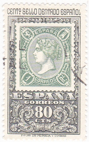 Centenario del sello dentado Español  (Z)