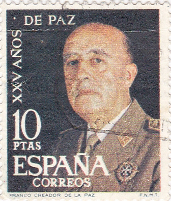 General Franco -XXV Años de Paz Española  (Z)