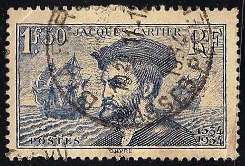 400 Aniv. descubrimiento de Canadá por Jacques Cartier navegante y explorador francés.