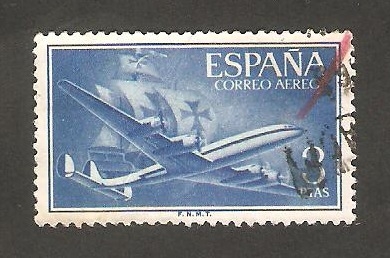 1175 - Superconstellation y nao Santa María